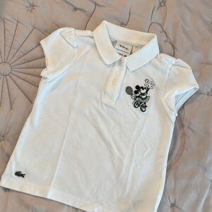 Lacoste Disney white polo